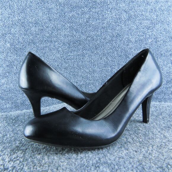 Comfort Plus Women's Pump Black Synthetic Pump 8M Gently Used 2025‎ - Picture 1 of 6